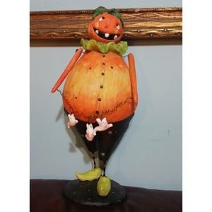HALLOWEEN BOUTIQUE GREAT PUMPKIN FIGURE RESIN EUC
